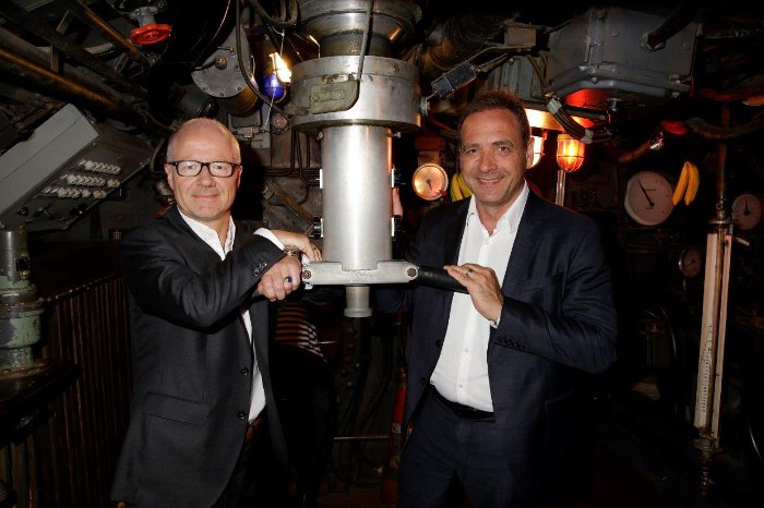 Dr. Christian Franckenstein, CEO Bavaria Film GmbH (links) und Carsten Schmidt, CEO Sky Deutschland (rechts) © Sky